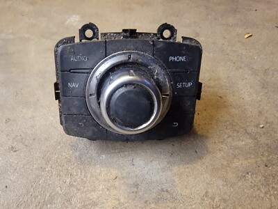 OEM MAZDA 6 2014-16 CENTER CONSOLE MENU RADIO INFO GPS SWITCH BUTTON I-DRIVE