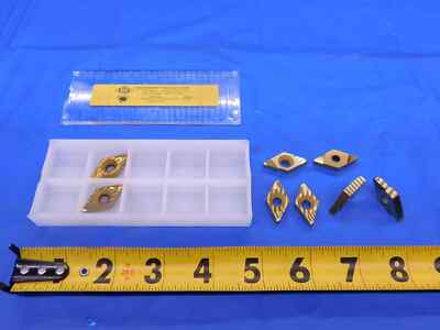 8pcs ETCO TGR-50-170/078R/10 C2T TiN COATED CARBIDE INSERTS USA MADE INDEXABLE