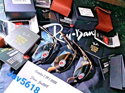 RAYBAN SUNGLASSES AVIATOR ULTRA FOLDING RB3479KQ 003/N4 GOLD LIMITED PILOT NEW *