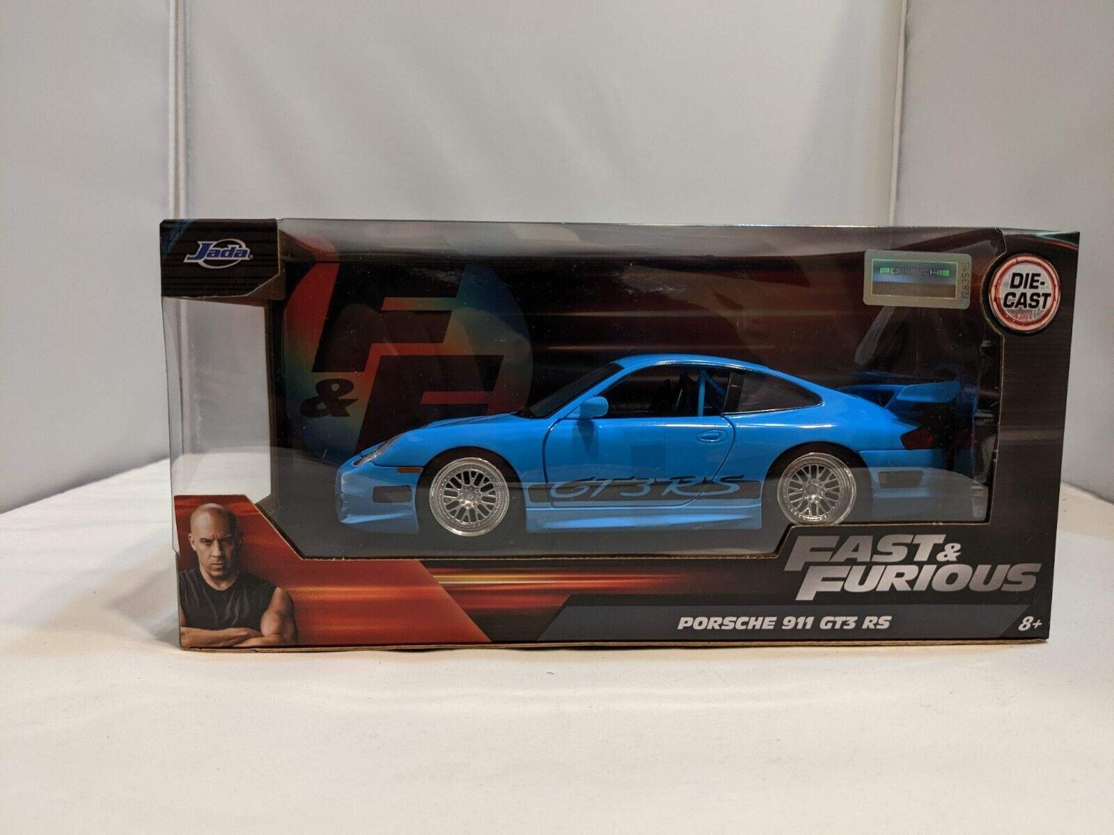 Jada Toys ポルシェ 911 ターボ ウィズ ブラウン・ティ フィギア