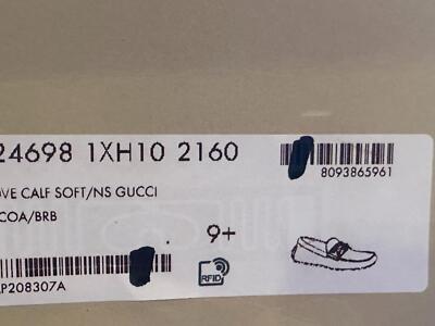 Pre-owned Gucci Ayrton Webstripe Horsebit Driving Driver Loafers Moccasin Flat Shoes $740 In Brown