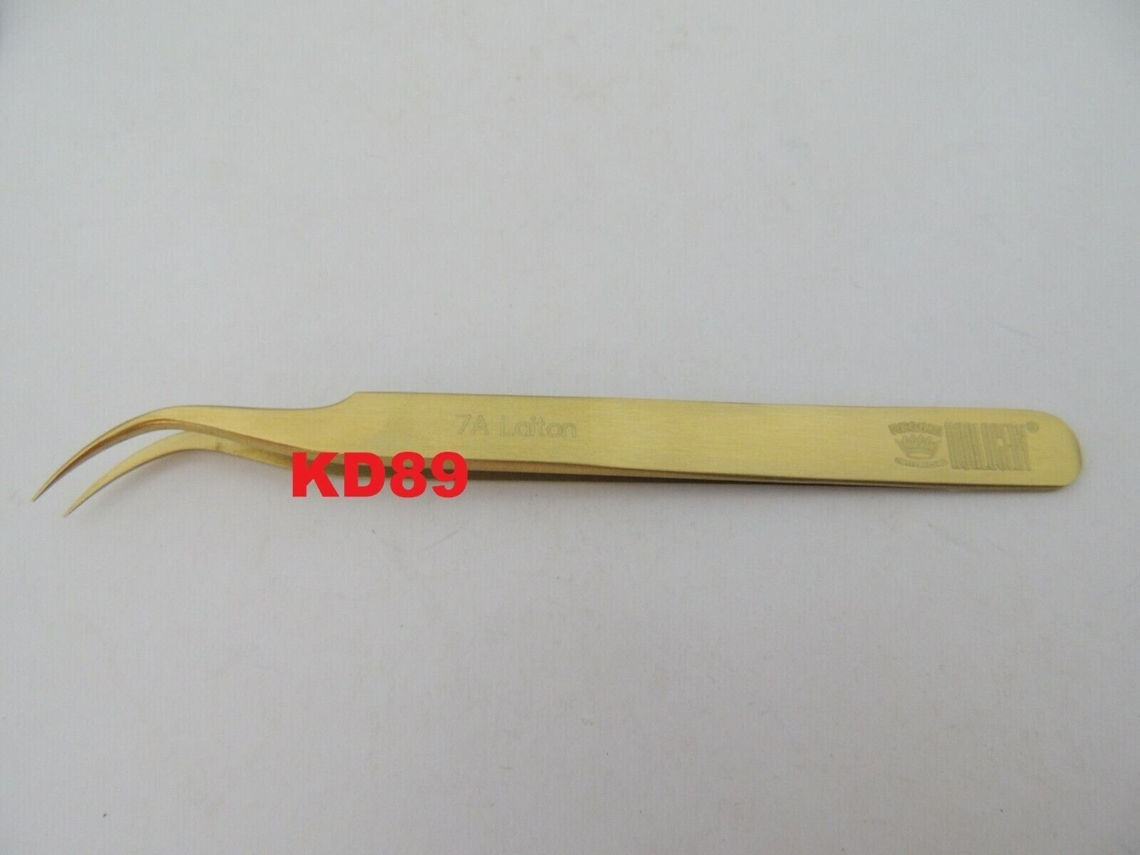 Regine Horlogery watchmaker Brass tweezers type 7A Curved