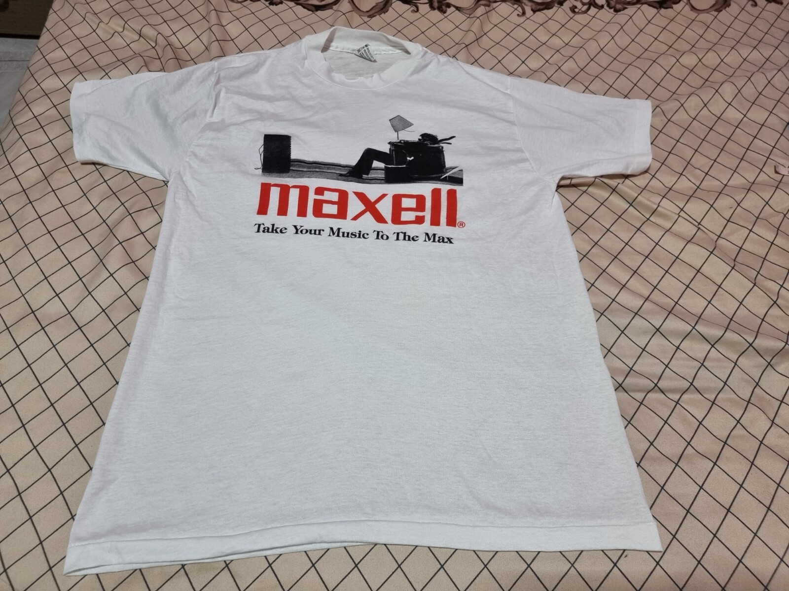 Maxell Vintage T Shirt Travis Scott Corporate Ad Music Maxell Vintage T Shirt Travis Scott Corporate Ad Music