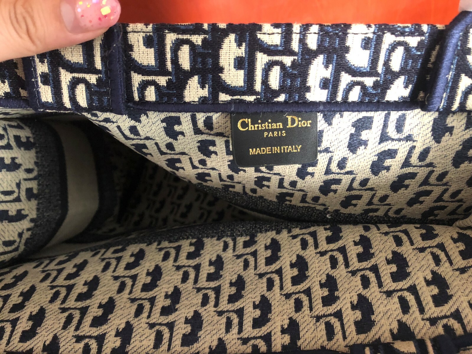 Christian Dior Oblique Canvas Monogramed Book Tote - New