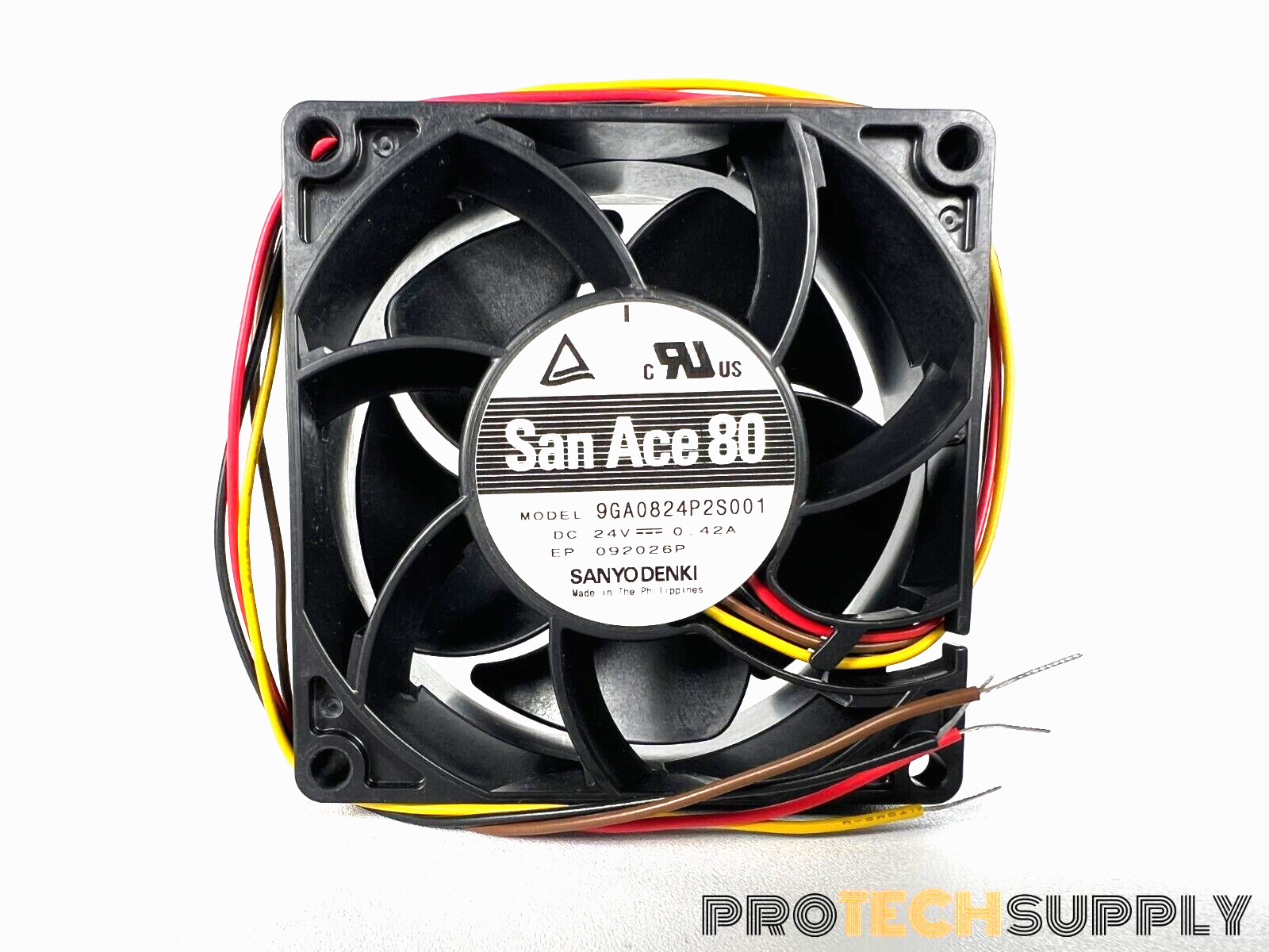 Sanyo Denki 80x80mm San Ace 80 Cooling Fan 4-Wire