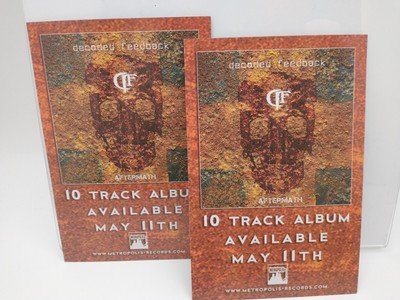 2 Decoded Feedback Aftermath CD Album Release Promo Cards