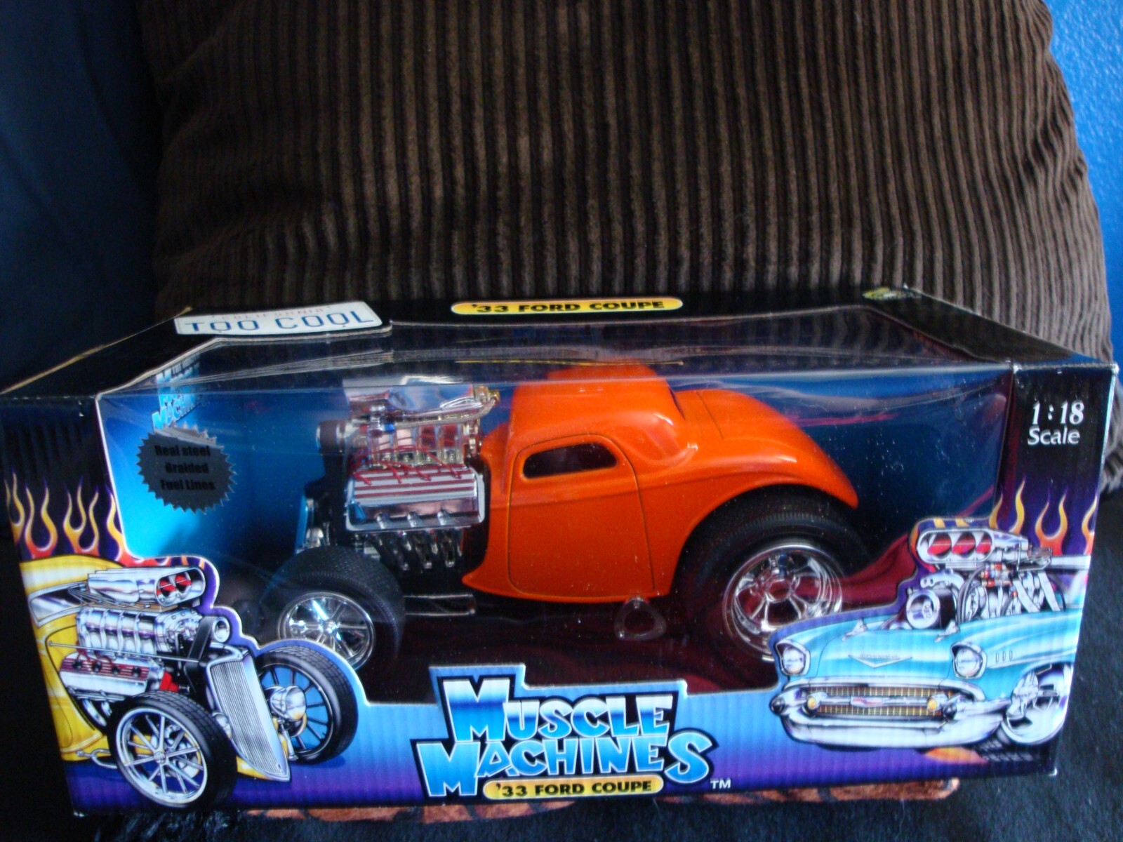 ミニカー MUSCLE MACHINES'33 FORD COUPE 1/18 Muscle Machines 33 Ford Coupe Diecast 1:18 Scale New in Box