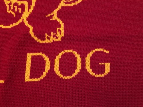 USMC FUTURE DEVIL DOG knitted acrylic throw banner Bulldog 31