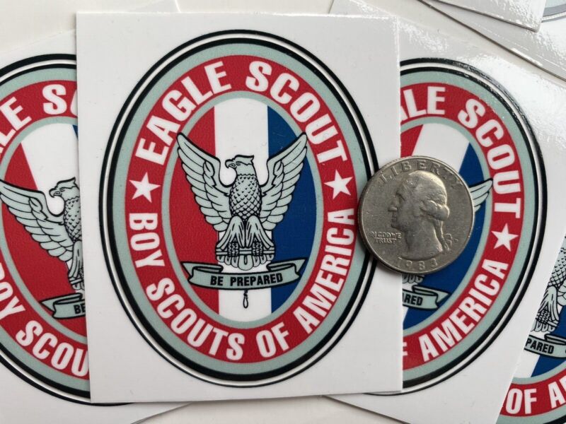 Lot of 10 Eagle Scout Stickers