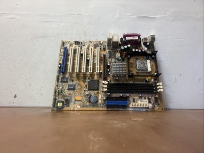 Asus P4PE Rev. 1.03 Socket mPGA478B ATX Form Motherboard & cpu untested