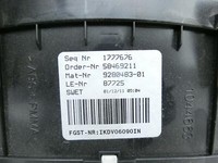 BMW F11 530dx 10-13 3,0d 190KW Kombiinstrument Tacho BMW F11 530dx 10-13 02.12.2011 9358981 62109358981 9280483... Vorschau 5