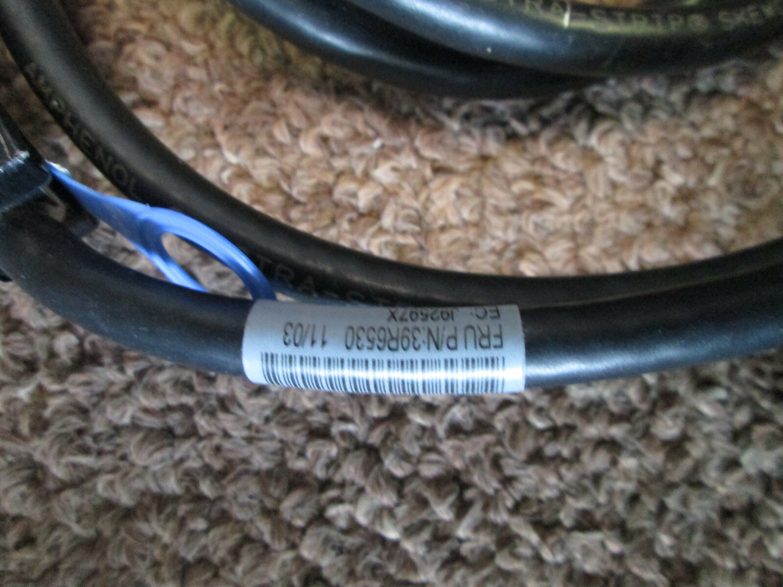 LOT of TWO  IBM 39R6530 External Mini SAS Cable 39R6589