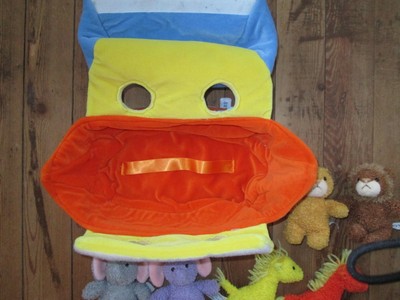 FAO Schwarz Baby Noah's Ark Plush Carry Boat Bag 6 Rattle Soft Animals Play Set