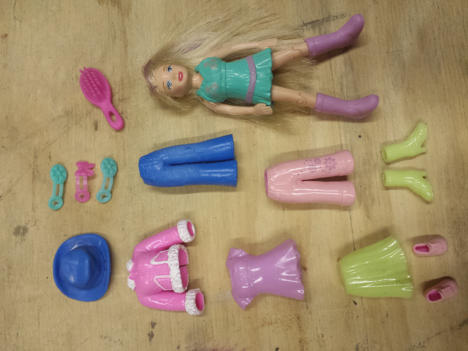 Lot of My Little Pony Accessories and Doll Hair Clips Dresses Pants Shoes Saddle
