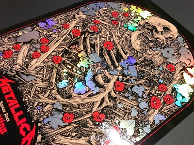 Ken Taylor Metallica Argentina Artist AE Foil #/30 Urban Art Print Gig Poster