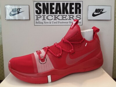 Nike Kobe A.D. TB Promo - AT3874 600 - Gym Red / Silver - White - Size: 18 NEW