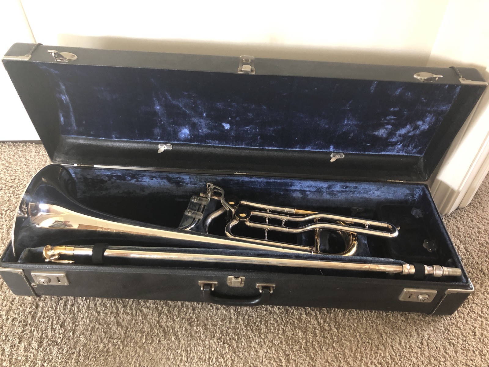 Vintage King Silver Sonic Duo Gravis Bass Trombone