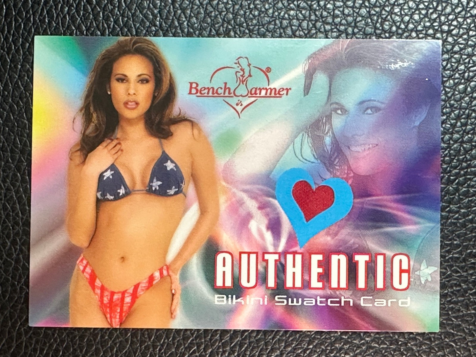 2003 Bench Warmer Bikini Swatch Card Bonnie-Jill LaFlin Wardrobe
