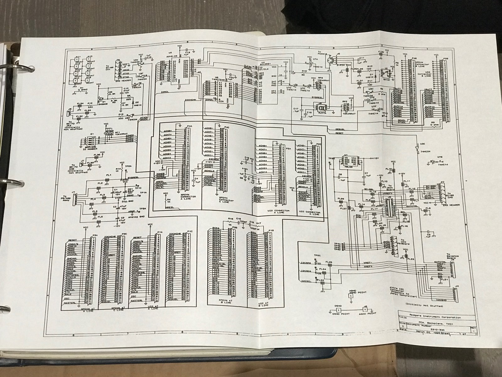 RODGERS W-5000, W-5000B, W-5000C ORGAN TECHNICAL MANUAL