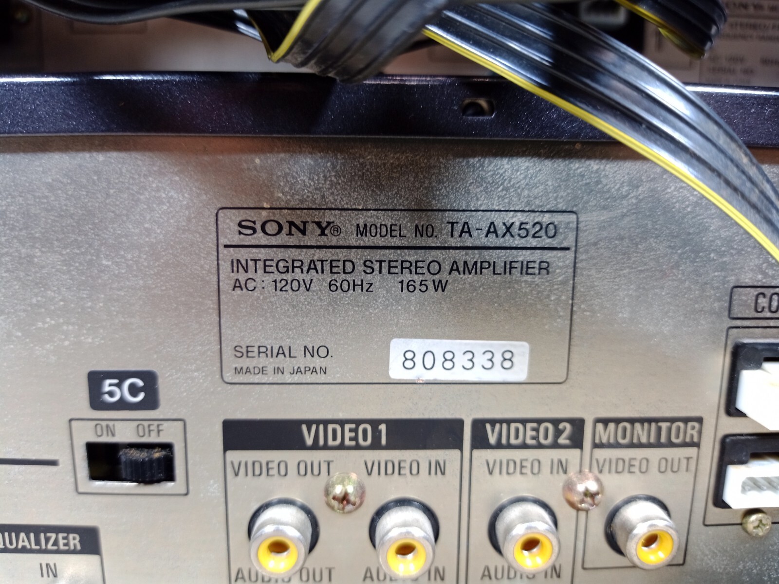 Vintage Sony TA-AX520 Amplifier + ST-JX520 Tuner + Vintage Sony TA-AX520 Amplifier + ST-JX520 Tuner +