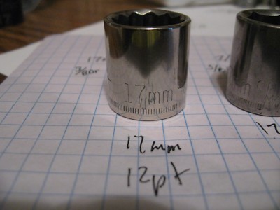 USA Craftsman sockets metric SAE 1/4 3/8 1/2 drive shallow deep price each 