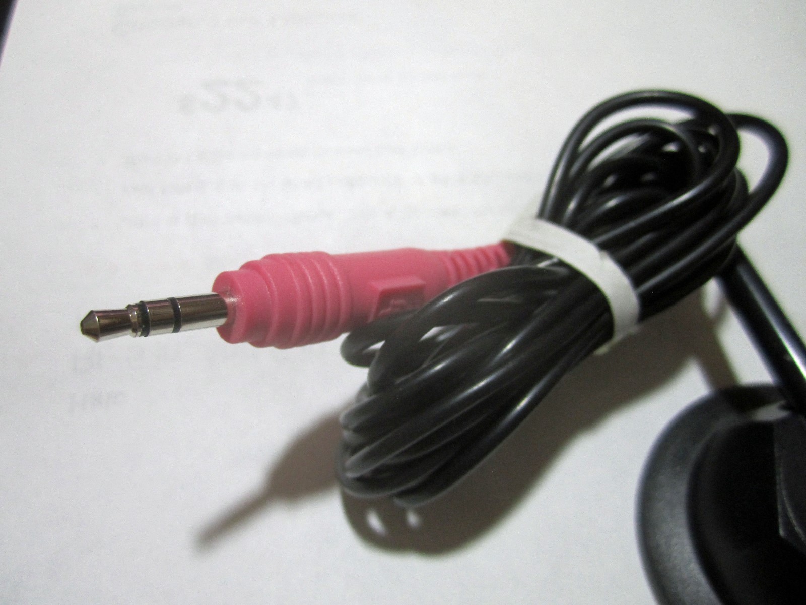 Black COMPUTER MICROPHONE WITH BASE 3.5mm