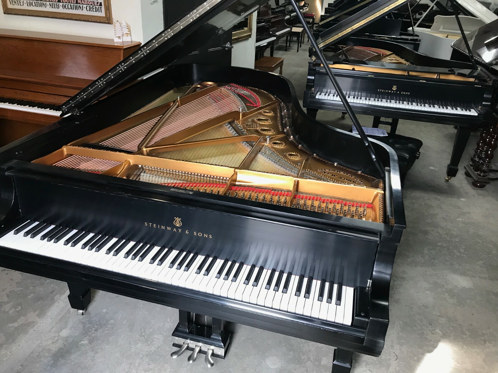 STEINWAY B GRAND PIANO - 1917 -  REBUILT