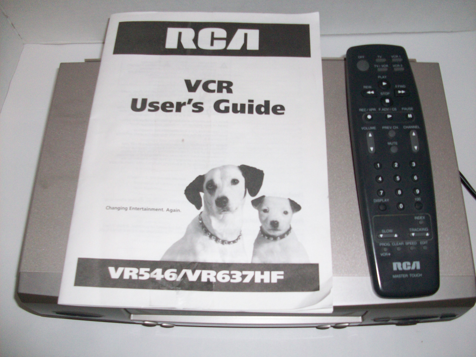 RCA vr546/vr637HF AccuSearch 4 head video system