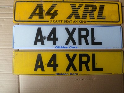 FORD SIERRA 2.8I XR4I PRIVATE NUMBER PLATE A4 XRL