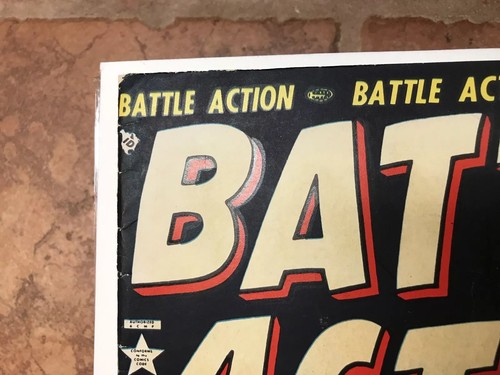 Battle Action #3 (1952) 6.0 OW Altas War Russ Heath Cover