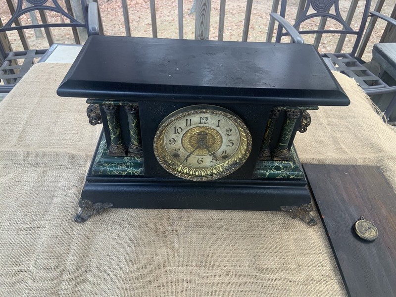 Antique E.Ingraham Adrian Mantel Clock Parts Repair