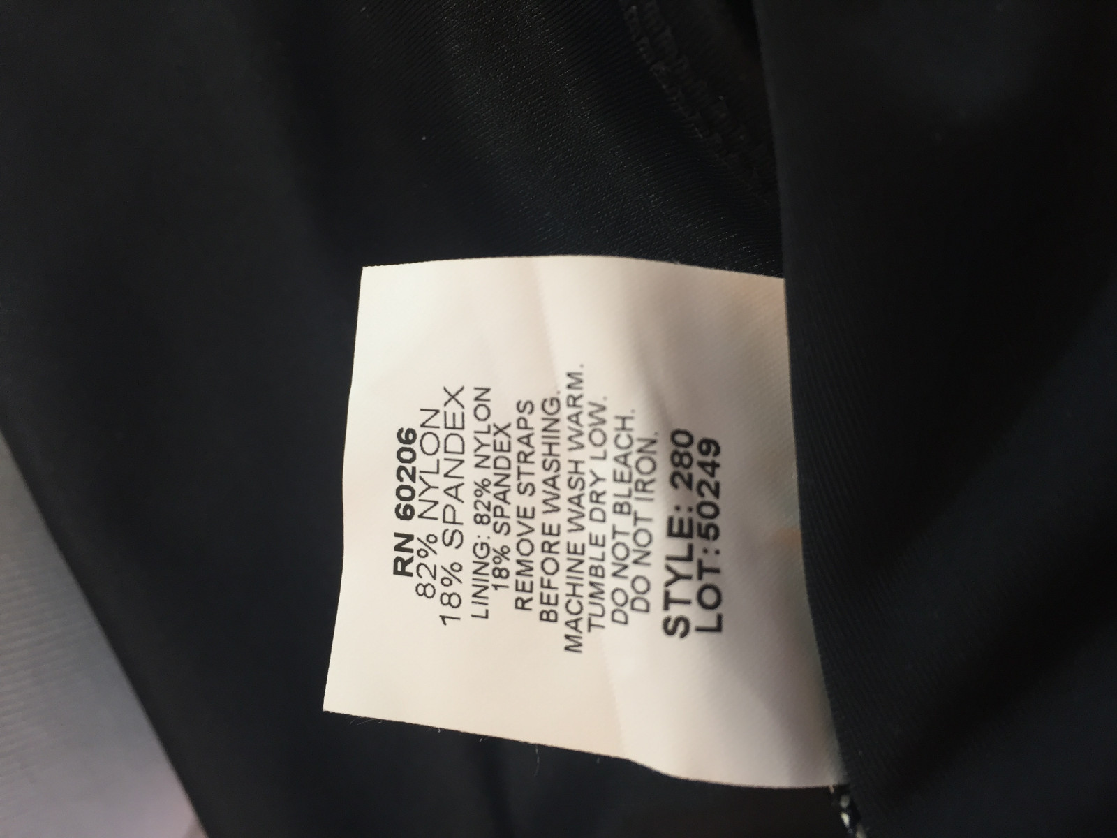 Body Wrappers Black Bandeau 280 Halter Bra Adult Medium Dancewear NEW