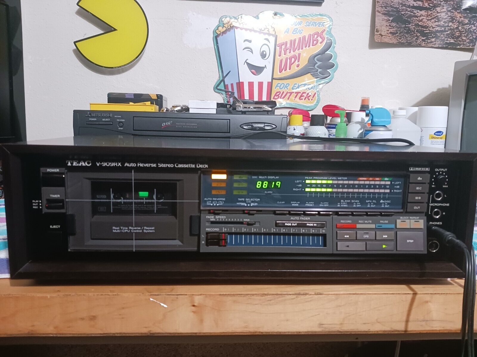 Teac V-909RX Auto Reverse Stereo Cassette Deck