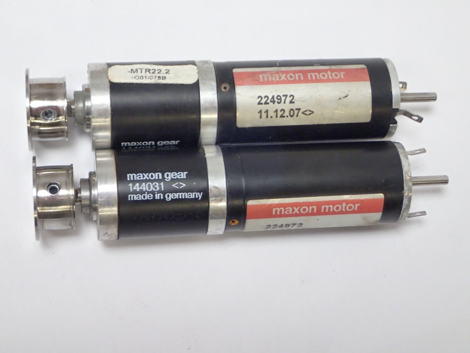 mico　メカ付mc-1 MAXON MOTOR 224972 WITH MAXON GEAR HEAD 144031, LOT OF 2 | eBay