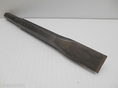 Ajax N21 Straight Chisel 8-1/2  Long W Hex Shank