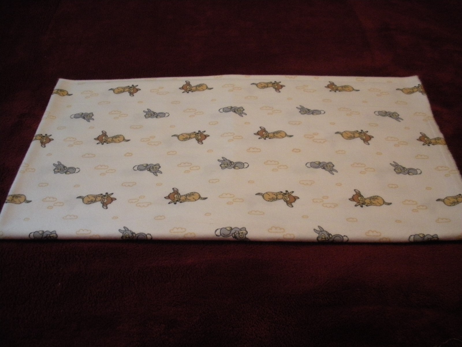 NEW 1 YRD 10 INCHES BY 42 INCHES WIDE FLANNEL FABRIC BY SWEET DREAMS BAMBI
