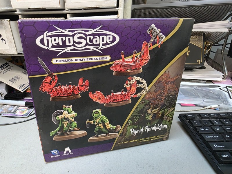 Heroscape Molten Crustaceans And Tanuki Tricksters Expansion Unpainted Sealed