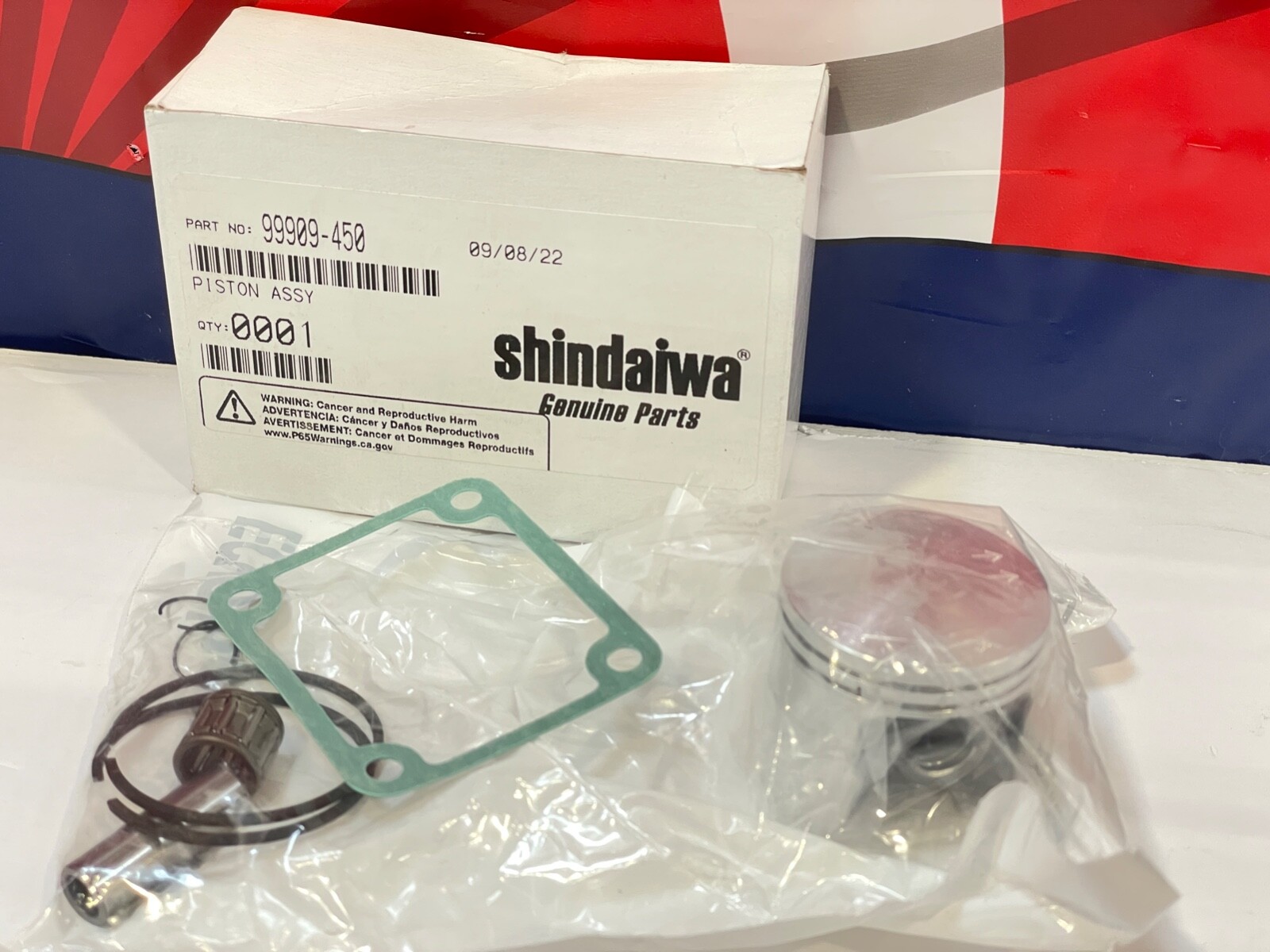 Genuine Shindaiwa ECHO PISTON ASSEMBLY Part # 99909-450 for