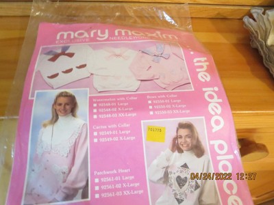 MARY MAXIM  PATCHWORK HEART KIT FOR CLOTHING--#RLP20-9