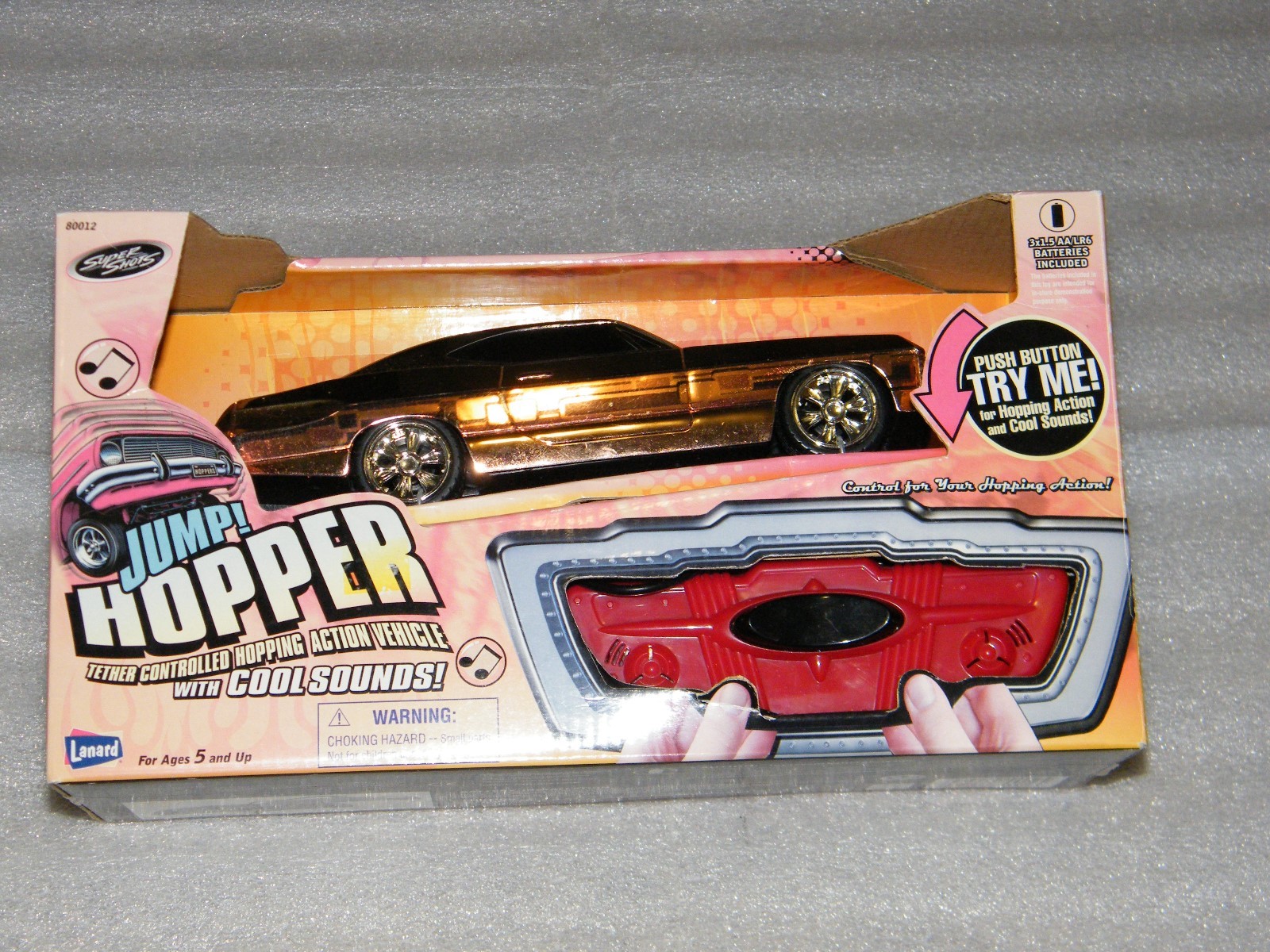 Rare Vintage 2006 Sealed Box MIB Hopper Low Rider Car Super Shots Lanard Batt Op