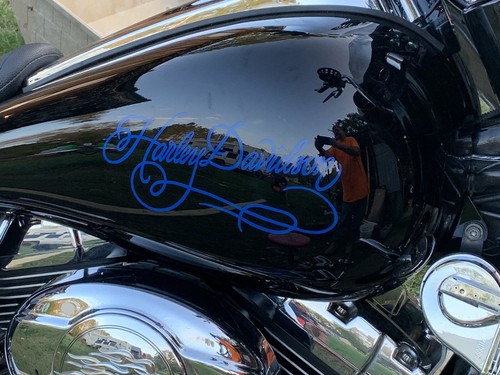 Harley Davidson Gas Tank Decals X2 Hardtail Softtail Chopper