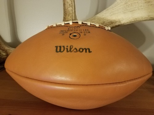 RARE Vintage University Of Iowa Hawkeyes Football Staff Signed Trophy Ball