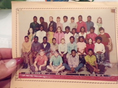 Vtg 1971-72 My Classmates Irwin County Junior High Miss Short's 8th Grade Class