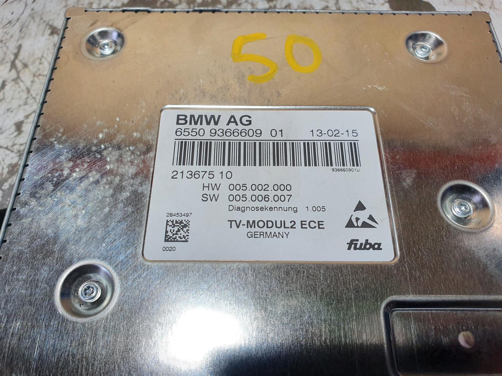 2015 Bmw 7 Series F01/F02 TV VIDEO MODULE 65509366609 image 3