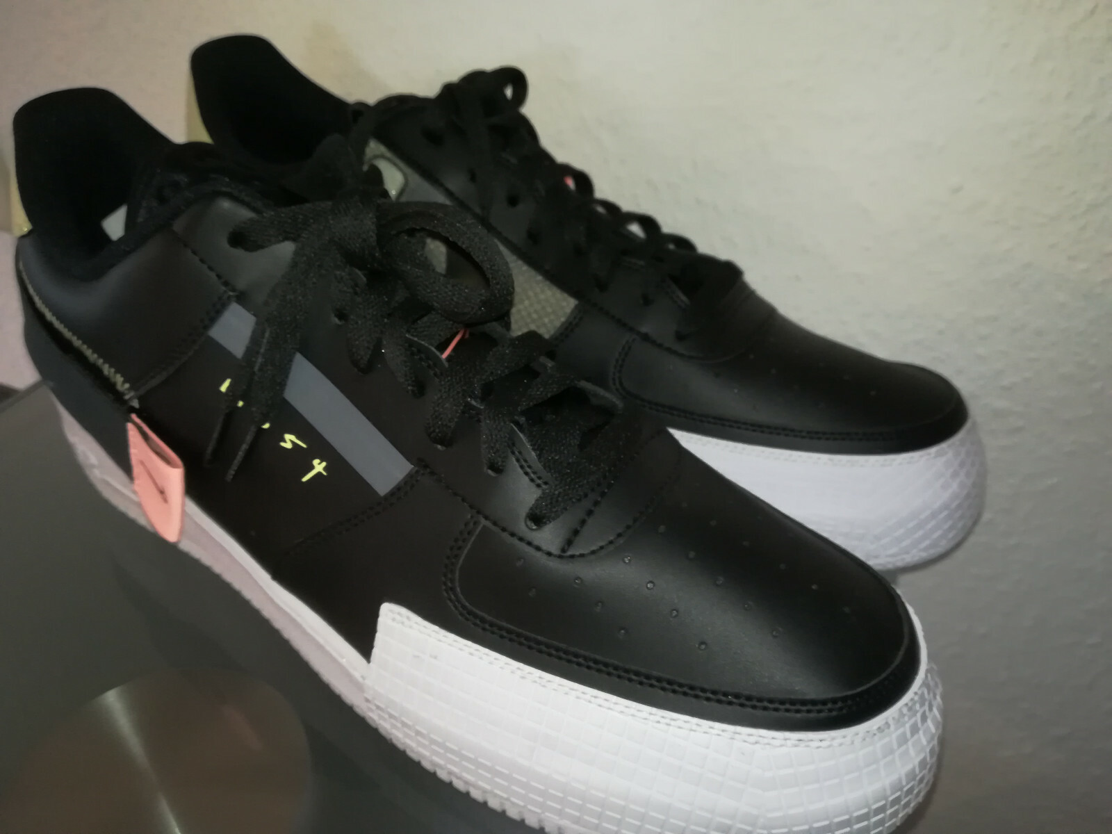 NIKE NIKE AIR FORCE 1 TYPE N. 354 CI0054-001 HERREN SCHUHE SNEAKER SCHWARZ NEU 52,5