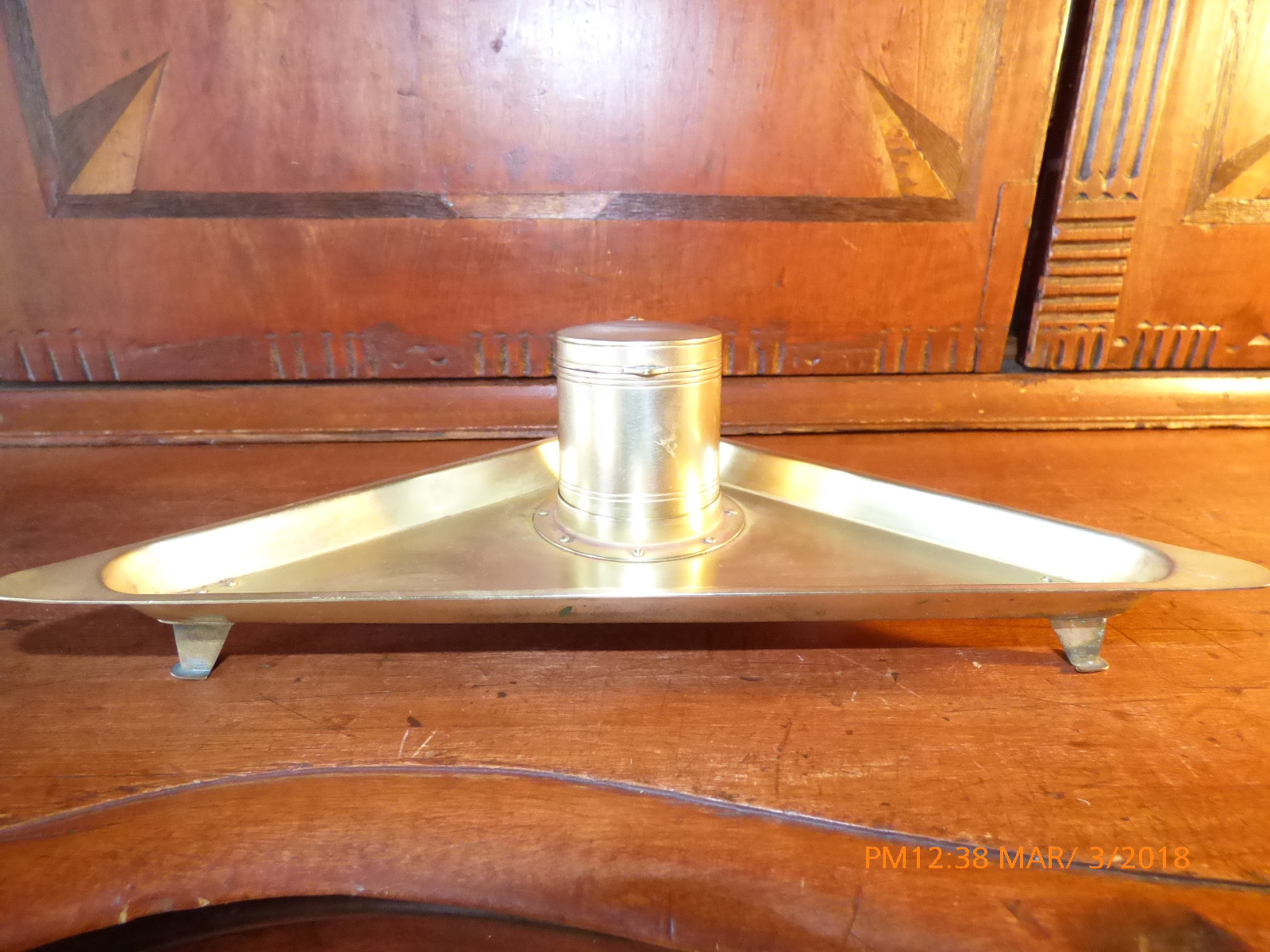 ARTS & CRAFTS Ink stand by Jan Eisenloeffel. Dutch. c. 1900 Netherlands