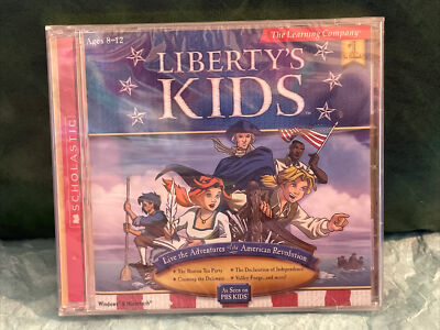 The Learning Company Liberty s Kids PC-CDROM Windows Macintosh (2002) NEW
