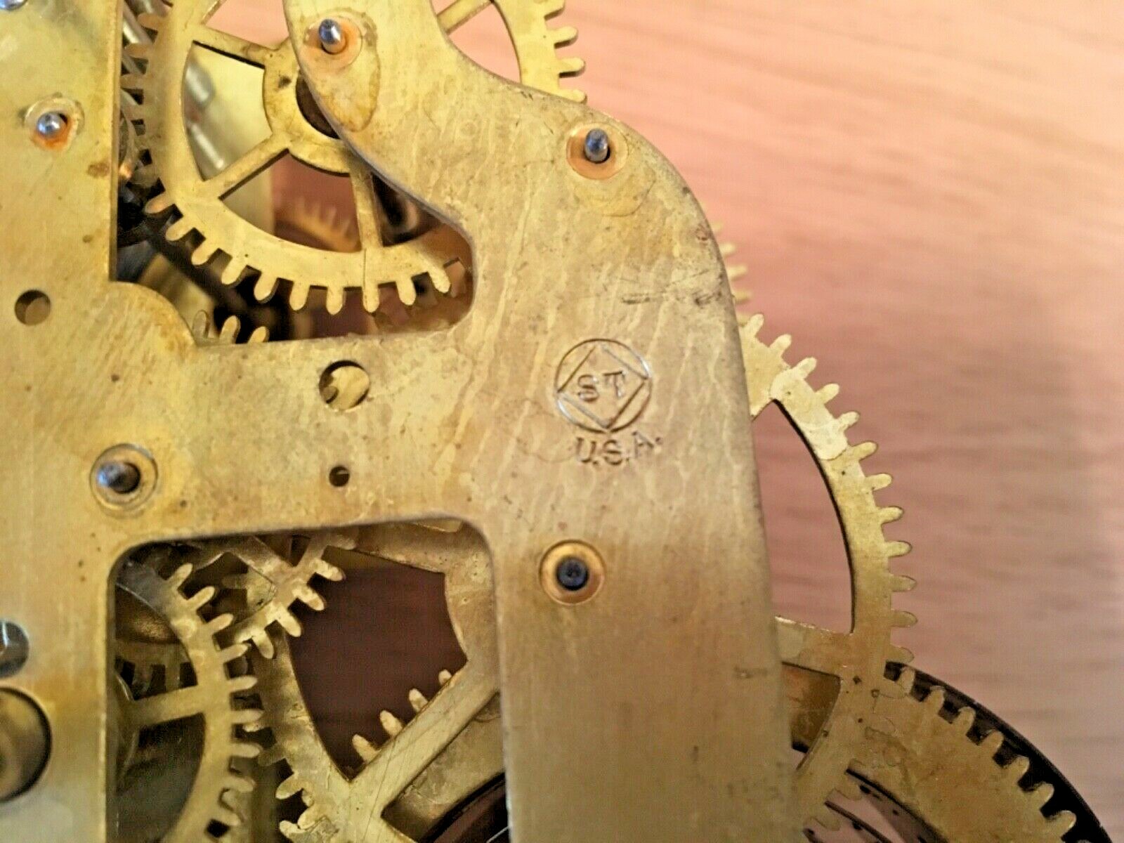 Clock Works Mechanism Antique Seth Thomas 3 5/8 Parts Restoration