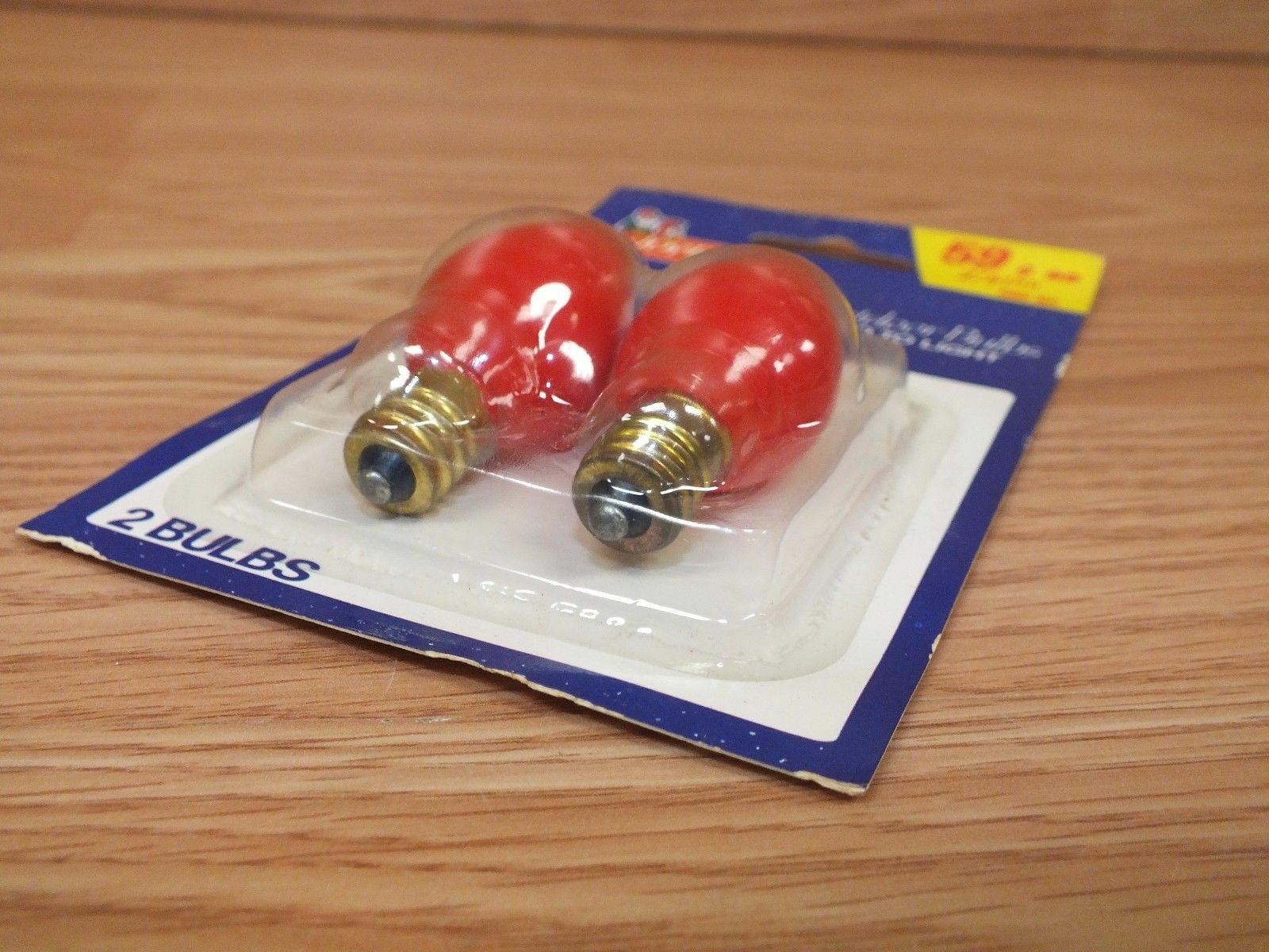 Lot of 2 Packs - Vintage Joybright C-7 1/2 Indoor/Outdoor Red & Green Bulbs (4)