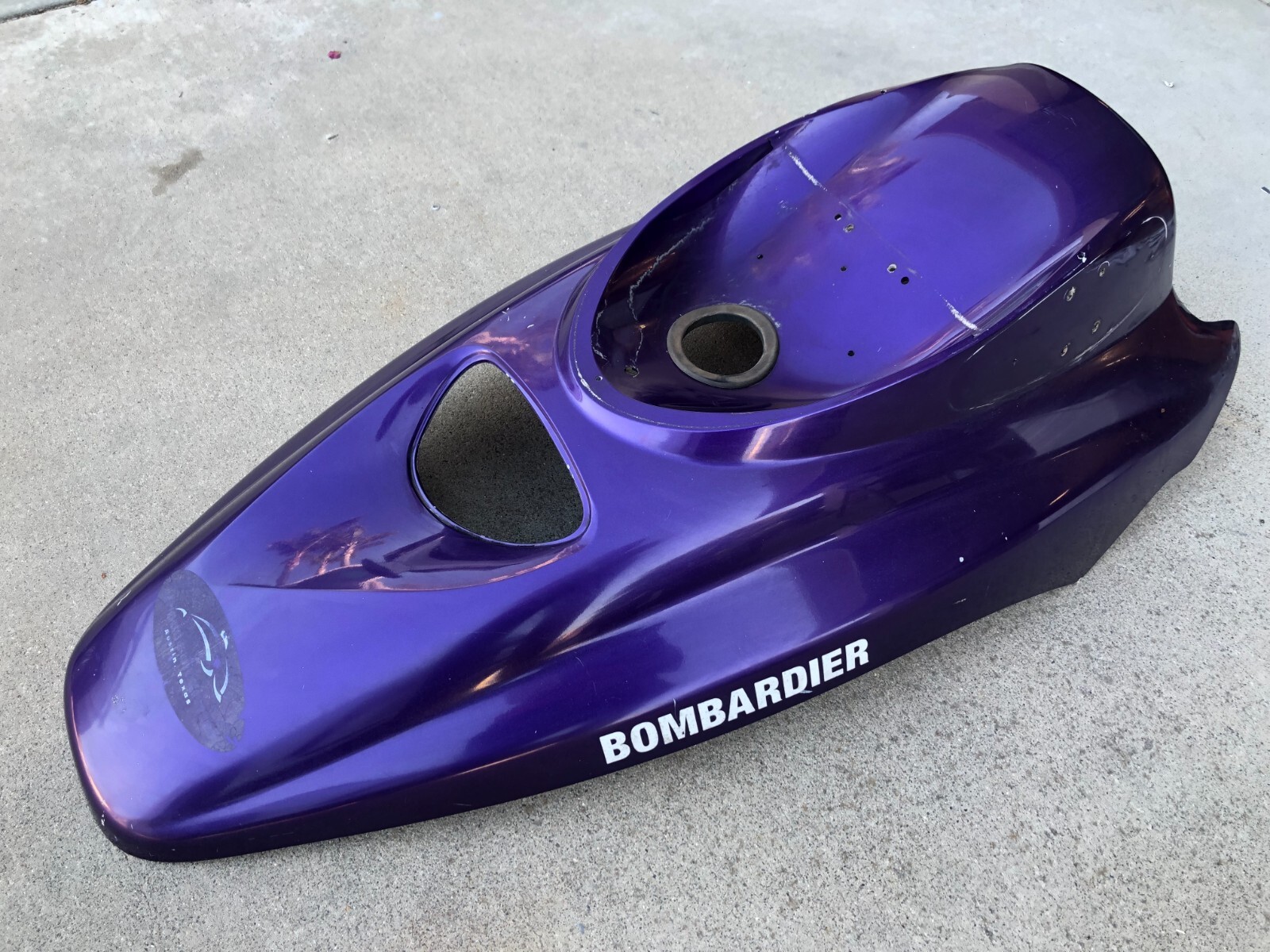 99 1999 Seadoo Bombardier GTI OEM purple upper storage hood